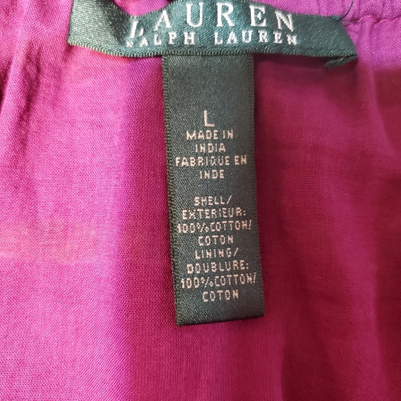 Ladies Lauren Ralph Lauren tiered multicolor maxi skirt with coordinating top - Picture 3 of 7